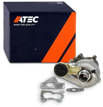 ATEC Germany 1x Turbocompresor incl. Toma de vacío, compatible con NISSAN ALMERA, KUBISTAR, MICRA, RENAULT CLIO, KANGOO, MEGANE, SCÉNIC, THALIA I (LB_)