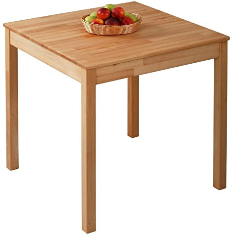 Krok Wood Esstisch Tomas aus Massivholz (Buche, 75 x 75 x 75 cm)