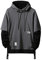 GURUNVANI Kontrastfarbe Pullover Hoodie Herren Patchwork Hoodies Männer, 09w107grau, S