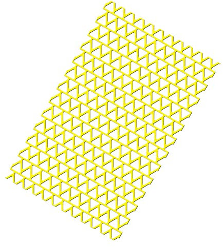 Wooauto 48cmx30cm Auto Scheinwerfer Licht Tönungsfolie Nebelscheinwerfer Lampen Folie Aufkleber Selbstklebende wasserdichte Waben Rücklicht Schutzfolie Rücklicht Nebel Licht PVC Autoaufkleber,gelb