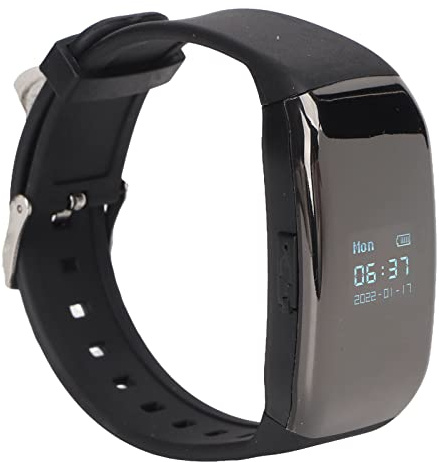Reloj con Grabadora de Voz Digital, Dispositivo de Grabación de Sonido, Grabadora de Voz con Pulsera de Reloj Inteligente, Captación de 360 Grados, Reducción de Ruido (4G)