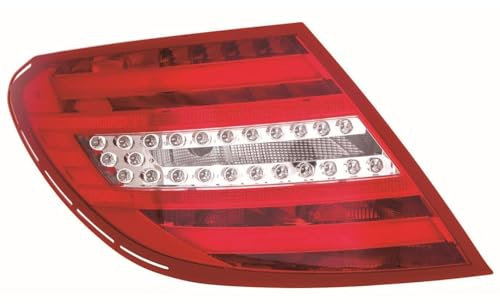 SEVOLY Auto-Rücklicht für Benz W204 2011 2012 2013 2014, Rückleuchten Heckleuchten Rückfahrscheinwerfer Rücklichter Bremslicht Rückfahrlicht Ersatzzubehör,Left