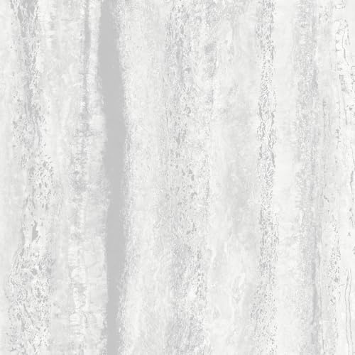 World of Wallpaper Vertical Marble Effect Stylish Elegant Wallpaper for Bedrooms, Living Rooms, Feature Walls Metallic, Textured Design in Grey/Silver Colour AF0029