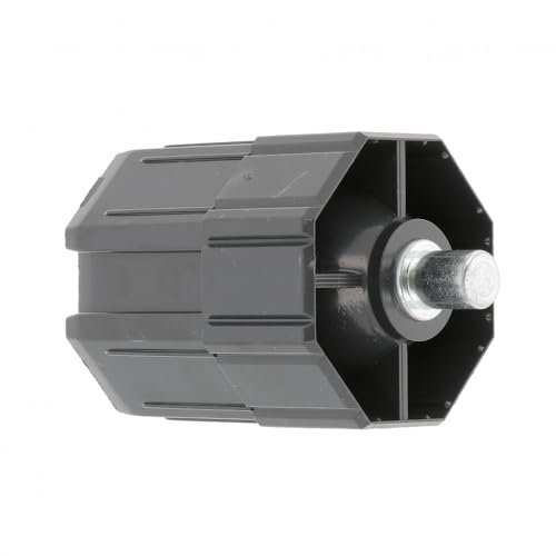 cyclingcolors 8-Kant-Rollladenrohr Endkappe Fenster Kunststoffauslass, für 60 mm 8-Kant-Rohr Auslass Ø 12 mm AG