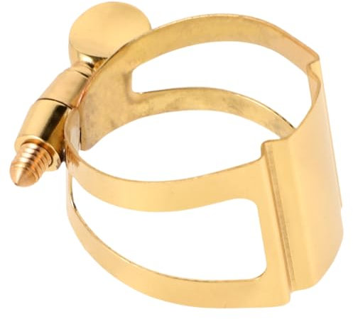 EPIGEIST Messing Saxophon Blattschraube Für Altsaxophon Mundstück Leichter Metallclip Stabile Befestigung Für Verbesserten Klang