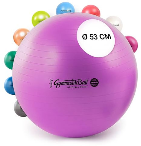 PEZZI Original Ball Maxafe Physio Gymnastik Therapie Bürostuhl Violet 53 cm