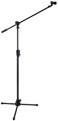 Hercules MS532B EZ Clutch Tripod Microphone Stand with 2 In 1 Boom & EZ Mic Clip