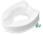 Intermed Alzawater Réhausseur pour WC, 14 cm, anatomique, avec vis de fixation latérales, maximum 200 kg