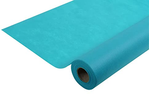 Pronappe Tischdecke R785028I Einweg-Tischdecke aus Spunbond-Vlies Länge 50m Breite 1,20m (pro Rolle) Farbe Türkisblau Reißfester, wasserabweisender und abwischbarer Stoff