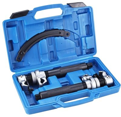 BOOMSTART Universal Spring Compressor Set, 3 Pieces, up to 1200 kg, for Tuning and Lowering - Safety, Performance, Ideal for Shock Absorbers and Suspension Springs