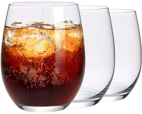 KONZEPT Wassergläser Set 6-teilig – 300 ml Trinkgläser Set, besonders standfest & griffig, ideal für Wasser, Saft, Limo, Gin