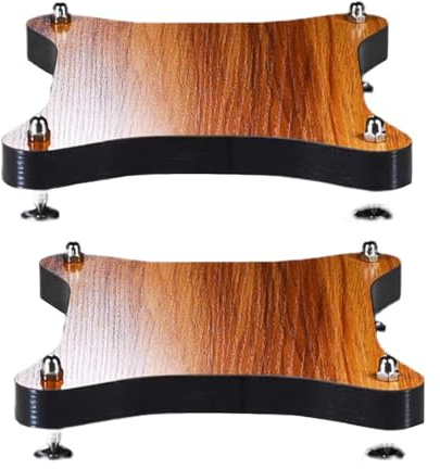 Plateau de caisson de basses pour haut-parleur - Plateforme d'isolation acoustique avec clous fixes en cuivre pour une meilleure qualité sonore dans le salon et le studio