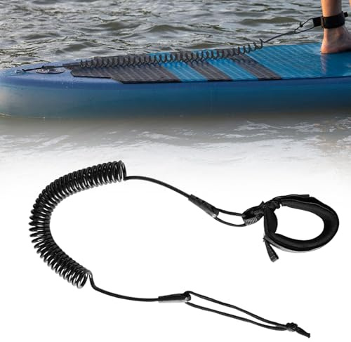 TWSOUL Surf Leash, SUP Leash, Surf Leashes, Surfing Coiled Leash, SUP, accessori per surf, rafting, canottaggio, pesca, stand up paddle board