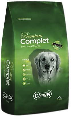 Pienso para Perros para Todas Las Razas y tamaños Rico en Pollo Alimento seco para Perros 20 kg Canun Complet Daily Maintenance