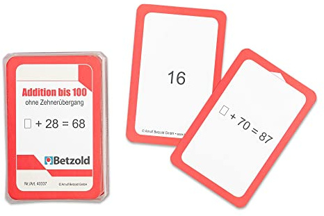 Betzold - Karten für den Magischen Zylinder, Addition bis 100 - Mathematik