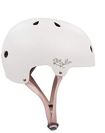 Rio Roller Rose Helmet Casco Skateboard Unisex Adulto, Negro (Cream), 57-59 cm