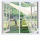 Magnet Fliegengitter Fenster,80x120cm Fliegengitter Fenster Magnet Mückenschutz,Klebmontage ohne Bohren,Total Magnetisch, Automatik-Verschluss