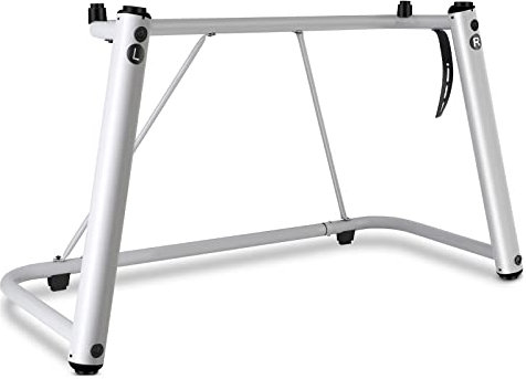 Keyboard Stand Piano 61 Key Piano Stand for 88 Keyboard 76 Key Keyboard Stand Locking Straps Adjustable Digital Piano Stand Electric Piano Stand for Students Adults Sturdy Musical Keyboard Stand(Grey)