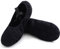 Uniuni Leinen Ballettschuhe Damen Ballettschläppchen Mädchen Geteilte Ledersohle Ballerina Schläppchen Tanzschuhe Kinder Ballett Schuhe Elastische Gymnastikschuhe Weiche Tanzschläppchen Schwarz 40