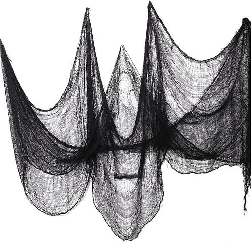 XL Halloween Large 200 x 75cm or 79 x 30 Inches Creepy Cloth - Pack of 1 - Cotton Gauze Spider Web for Halloween Party Outdoors Window Decorations