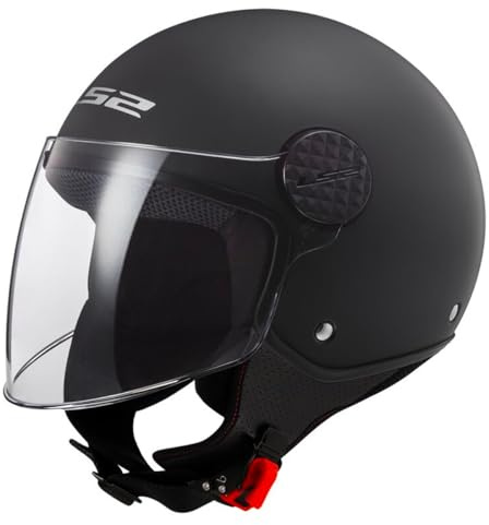 LS2, Jet-Motorradhelm SPHERE II SOLID Matt Black, XL