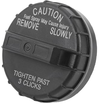 QUARKZMAN Tapa De Combustible De Gas De Plástico Tapa De Tanque De Combustible Negro Adecuado para Dodge Caravan Durango Grand No. 52102464Aa/52102464Ab - Paquete De 1.