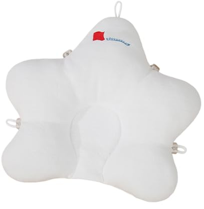 Baby Pillow Newborn Head Neck Support Cushion Soft H-Shaped Headrest Sleeping Pillow Adjustable Car Seat Strap Cover Pad Head Neck Relief Ergonomic Design Soft and Breathable
