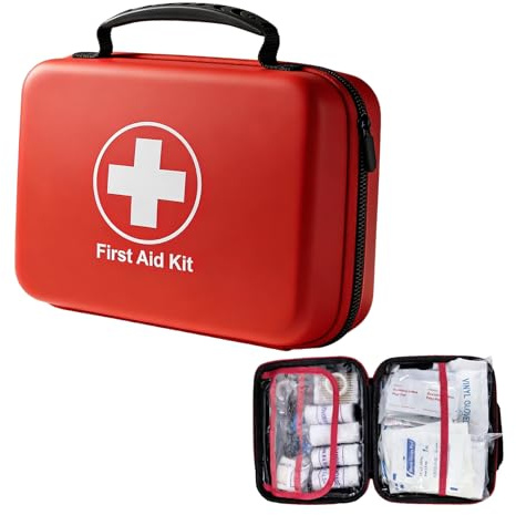 First Aid Kit - 309-Piece Comprehensive Medical Emergency Supplies, Compact First Aid Box for Home Workplace Travel, Portable Travel First Aid Kit