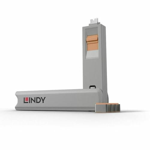 LINDY 40428 USB Typ C Port Schloss, orange