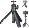 HAFOKO MT-08 Mini Camera Tripod Small Extendable Selfie Stick Smartphone Tripod Desktop Handheld Travel Tripod 1/4” Compatible for Cell Phone Webcam Camera Youtube Vlogging(Max support 1.5kg)
