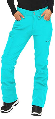 ARCTIX - Sarah Pantaloni Softshell Foderati in Pile, Pantaloni da Neve Donna