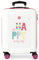 MOVOM Be Happy, Trolley Rigido Cabina 55m Bambine E Ragazze, Multicolore, Media