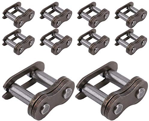 Fahrradkette Master Link, 10PCS 25H Chain Master Link Kettenverbindungsglied Stahlkettenglied Chain Master Link Gusseisenkettenglied Ersatz-Reparaturteile für Motorräder