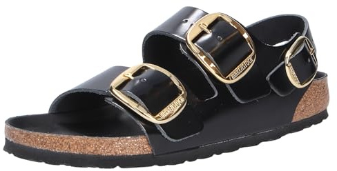 BIRKENSTOCK Milano Big Buckle Natural Schwarz 38