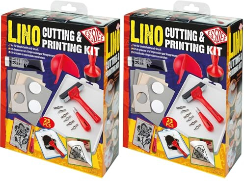 ESSDEE Lino Cutting & Printing Kit (23 Pieces) (Pack of 2)