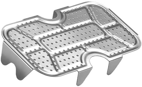 Soporte de cocción al vapor al aire libre, inserto de vapor para acampar - Bandeja de la lonchera de la parrilla de vapor,Bandeja de vapor de acero inoxidable, soporte de cocción de vapor, red infada
