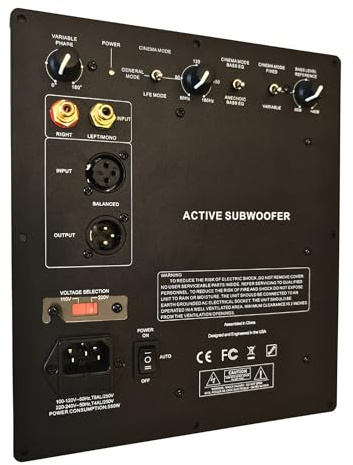 WAudio 350W Class-D Subwoofer-Plattenverstärker – Hochleistungs-Verstärker für Subwoofer