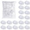 SYEYCW 200 Pezzi Paraorecchie per Doccia, Impermeabili Protettive Copertura dell'Orecchio, Plastica Trasparente Paraorecchie con Elastici, Doccia Cuffie Orecchio, per Bagno, Spa, Balneazione