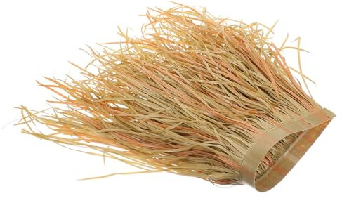 CLISPEED Tetto in Paglia Artificiale Per Decorazione Per Tetto in Paglia Finta Copertura Sintetica Realistica