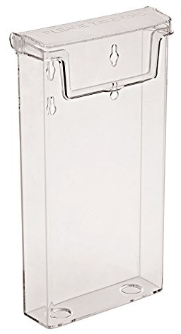 taymar DIN longue (DL) Porte-brochures, boîte à prospectus avec couvercle, résistant aux intempéries