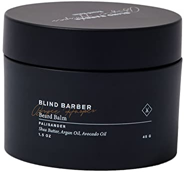 Blind Barber Bryce Harper Beard Balm - Moisturizing Facial Hair Wax with Beeswax, Jojoba & Avocado Seed Oils for Men (1.5oz / 45g)