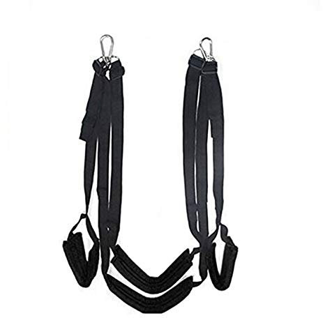 Marielove Liebesschaukel für Paare, die den besonderen Kick suchen - Sexschaukel für BDSM und Bondage Liebhaber - Schwarzes Sexspielzeug für Frauen und Männer - Lovetoy für Paare