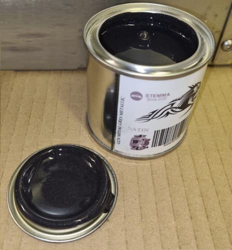 STEMMA® BRAKE CALIPER PAINT GUN METAL GREY METALLIC HIGH TEMPERATURE 125ml SATIN
