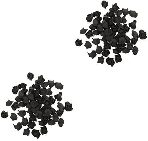 Amosfun 400 STK Blütenkopf aus Schaumbär Hochzeitsdekoration erröten rosa Schaumrosen Rosenkopf aus Schaum künstliche Blumen gefälschte Rose DIY-Blumen Blumen zum Basteln Sport schmücken