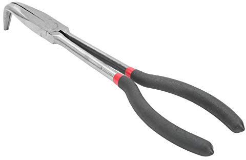 Yctze Pinza Ad Ago in Acciaio per Utensili 11 Pollici 280 Mm, Utensili Manuali Temprati Ad Alta Temperatura Piegati a 90 Gradi per Piegare, Raddrizzare e Afferrare