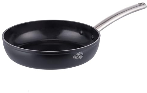 SìChef Premium Bratpfanne 26 cm aus geschmiedetem Aluminium, Keramik-Antihaftbeschichtung, Vollinduktionsboden, SìChef Premium