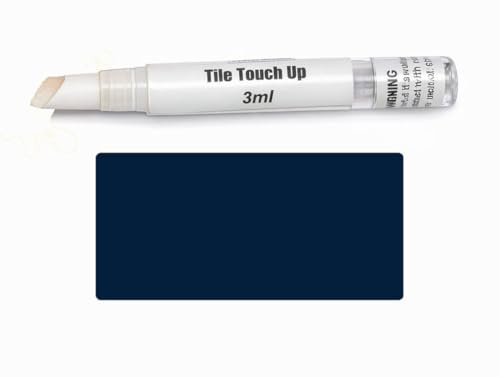 V-Fix Tile Touch Up Paint Pen – Scratch & Chip Repair for Ceramic & Porcelain Tiles, Water-Based - 3ml (Dark Blue)