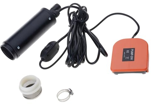 Bombas sumergibles potentes de 500GPH, cable de 5M para eliminar agua del estanque, ventana, pozo, barriles de lluvia, bombas sumergibles inalámbricas