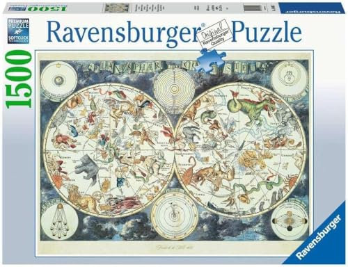 Ravensburger Puzzle 16381 - Historische Weltkarte - 1500 Teile Puzzle für Erwachsene und Kinder ab 14 Jahren