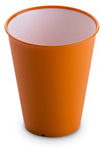 Omada Design Bar glass, para bebidas o tragos largos 30 cl, altura 10 cm, de plástico, irrompible, apilable, ANTIBACTERIAL con Microban y apto para lavavajillas, línea Sanaliving